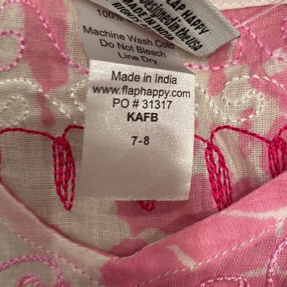 The original Flap Happy Kailea Kaftan beach cover up paradise pink - Picture 6 of 12